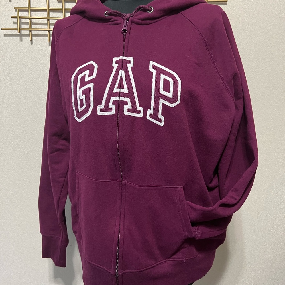 Gap Women Berry zipper Sweater